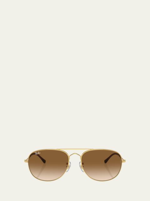 Ray-Ban Gradient Metal Aviator Sunglasses, 57mm