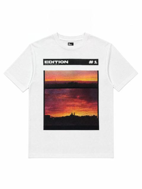 The Kooples UNISEX T-SHIRT WITH WHITE SCREEN PRINT
