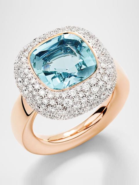 Pomellato Nudo High Jewelry 18K Rose Gold Gemstone Ring