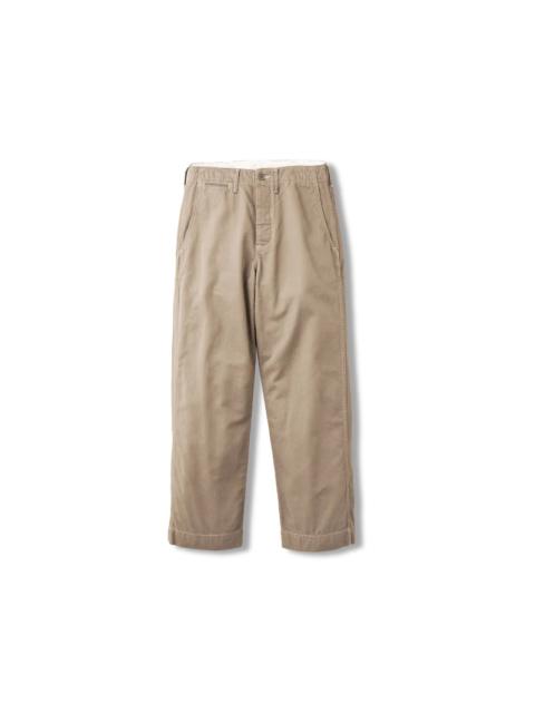 FULLCOUNT 1201-20 - U.S Army Chino 41 Khaki Trousers Brown Beige