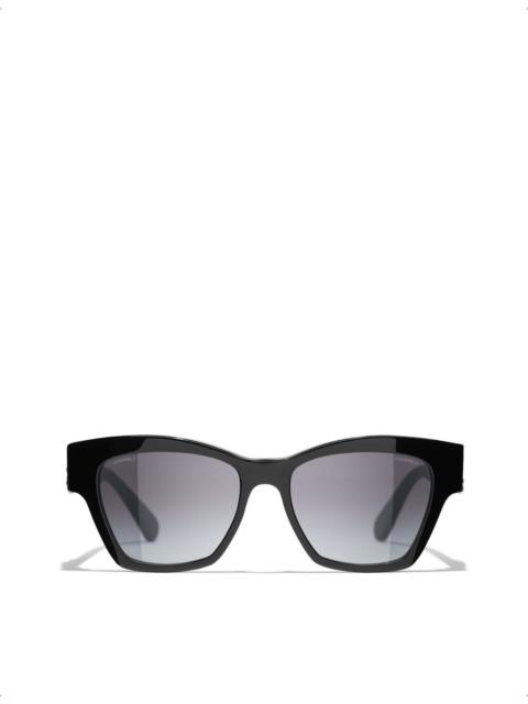CHANEL CH5456QB cat-eye acetate sunglasses