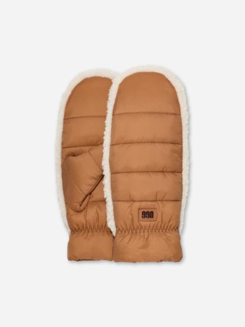 UGG ® Women's AW ®fluff Mitten Nylon/Recycled Materials in Chestnut