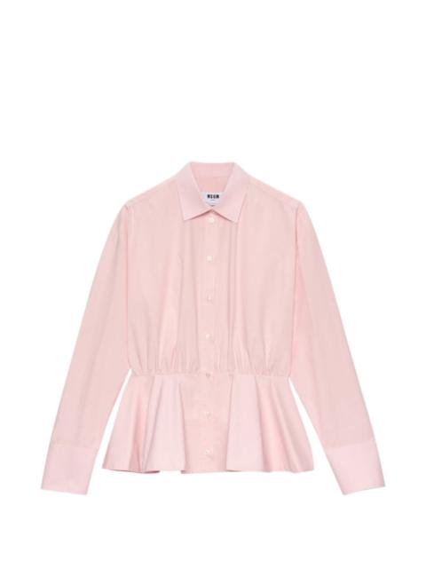 MSGM peplum shirt