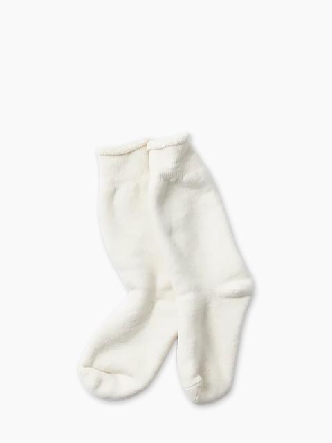 ROTOTO® ROTOTO R1001 DOUBLE-FACE CREW SOCKS IVORY