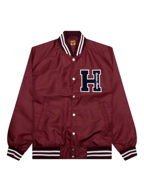 Human Made varsity logo bomber jacket