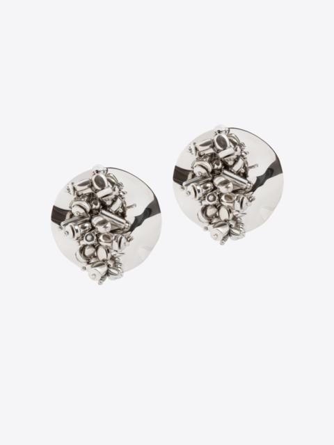 Dries Van Noten EMBROIDERED EARRINGS