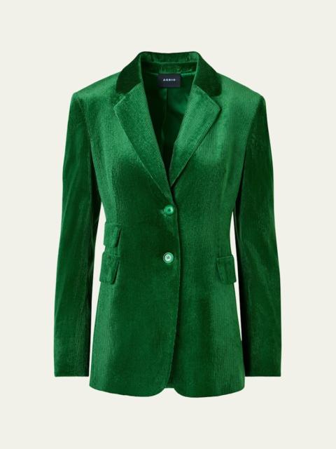 AKRIS Corduroy Single-Breasted Jacket