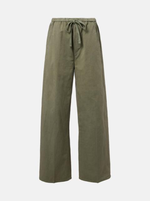 Citizens of Humanity Aurora cotton and linen wide-leg pants