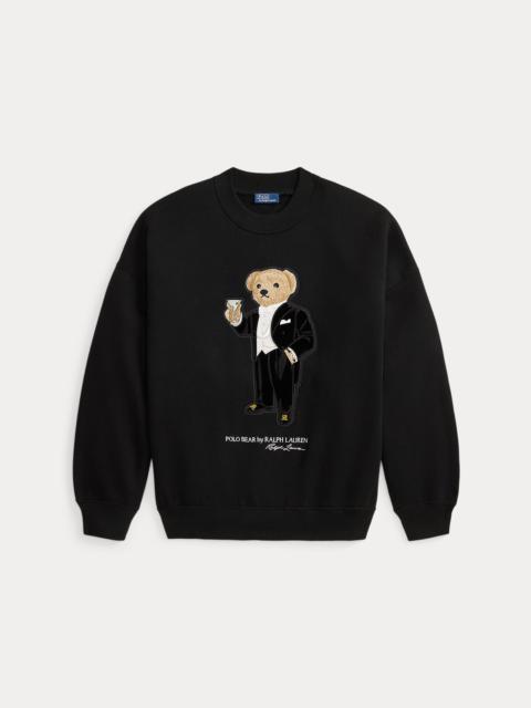 Polo Ralph Lauren Martini Polo Bear-Patch Fleece Crewneck