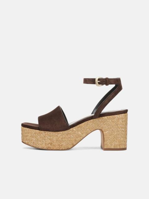 Vince Castella Suede Platform Sandal