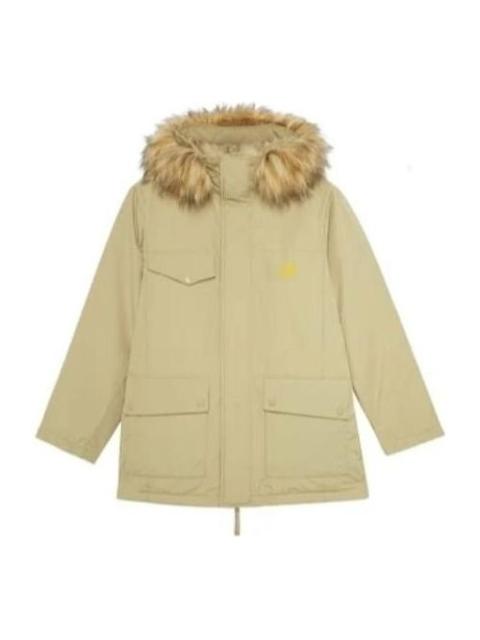 New Balance New Balance Fur Collar Warm Windproof Jacket 'Beige' AMJ23371-KH