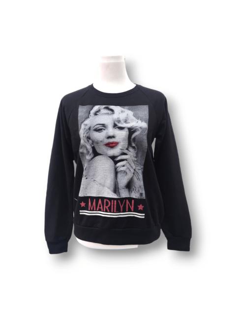 Other Designers Japanese Brand - Marilyn Monroe x RCN Sexy Slash Back Sweatshirt