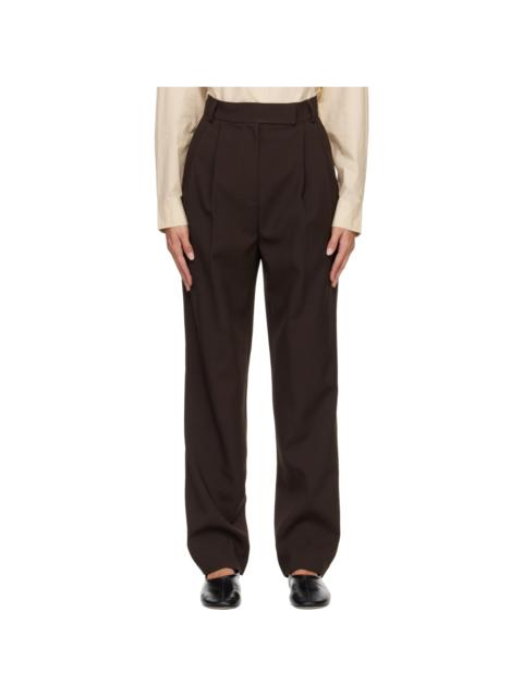 The Frankie Shop Brown Bea Suit Trousers