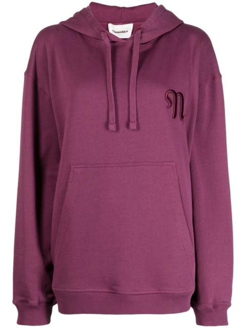 Nanushka Ever embroidered logo hoodie