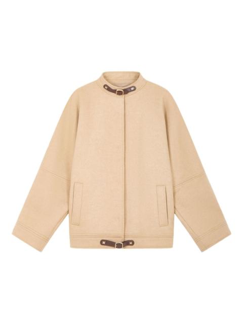 Max Mara buckled chaquetón jacket
