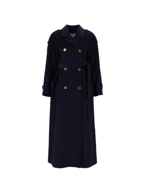 ELISABETTA FRANCHI double-breasted belted coat
