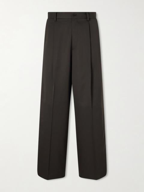 ssstein Wide-Leg Wool Trousers