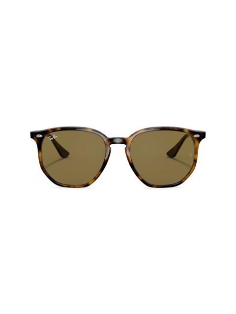 Ray-Ban round-frame tortoiseshell sunglasses