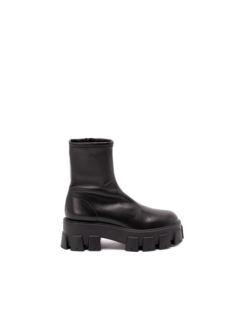 `Monolith` Leather Ankle Boots