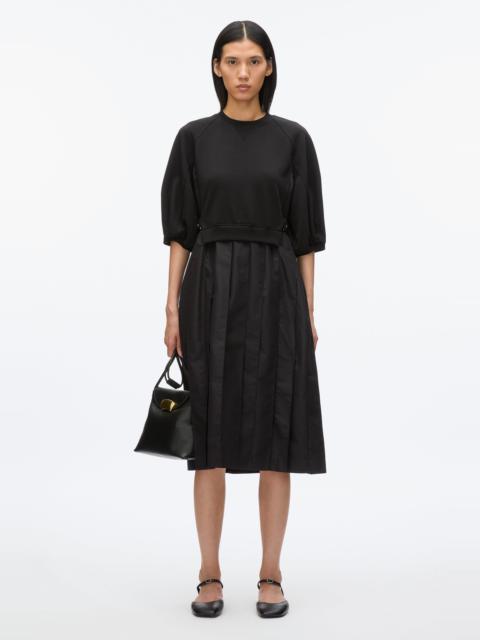 3.1 Phillip Lim Lantern Sleeve Combo Pleat Dress