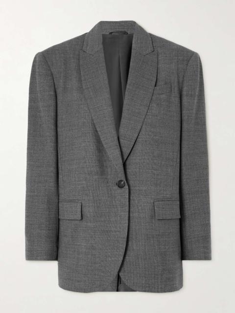 Wool-blend blazer