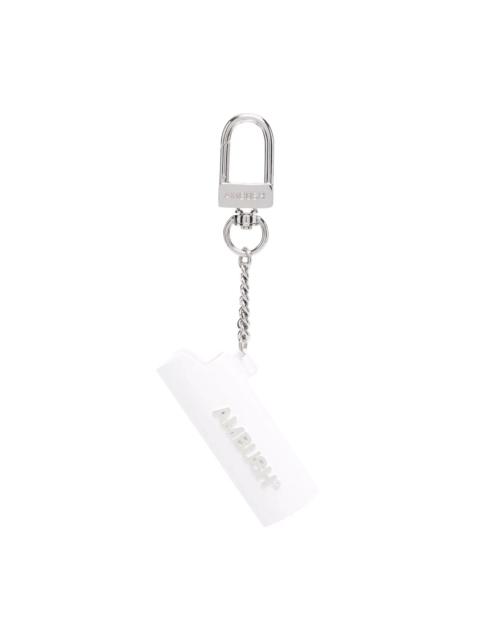 Ambush logo-lettering case keychain