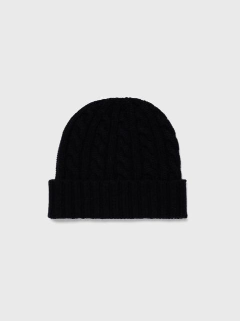 Sunspel Lambswool Cable Hat
