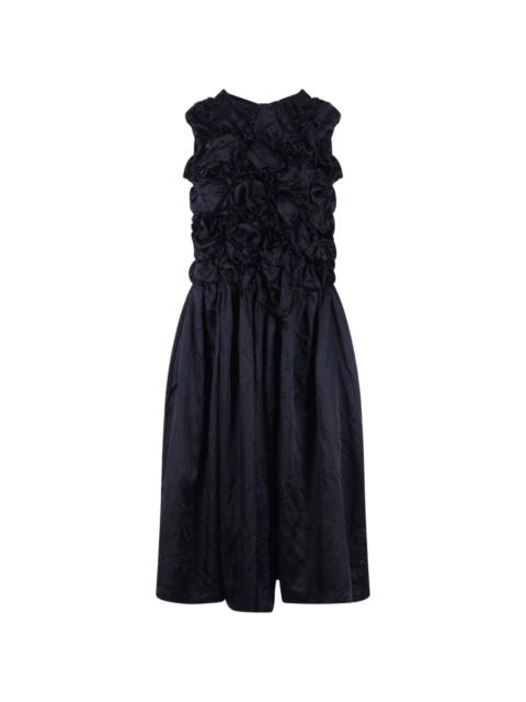 Comme Des Garçons ruffled-detail midi dress