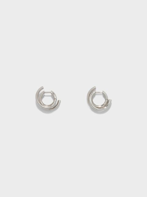 Aeyde Dean Palladium-Plated Hoop Earrings