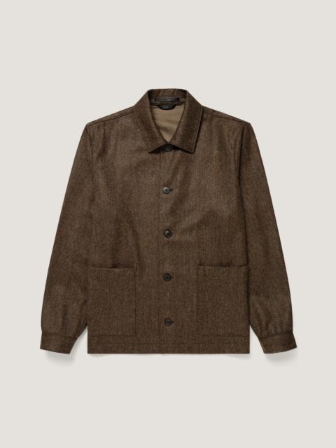 Sunspel Wool Twill Chore Jacket