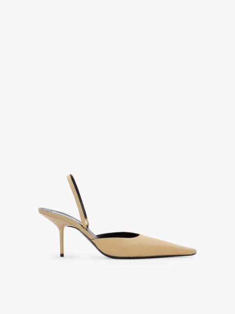 Victoria Beckham Sloan Halter Back 75 In Sand Cotton
