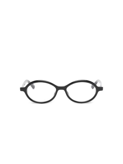 JACQUEMUS Pablo oval-frame glasses