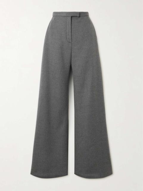 Cashmere flared pants