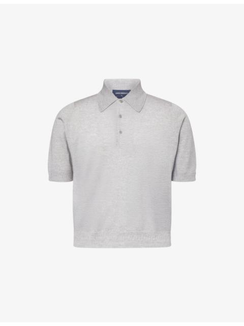 JOHN SMEDLEY John Smedley X Bill Nighy Short-Sleeve Merino Wool Polo Shirt
