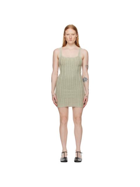 FILIPPA K 회색 스트랩 Minidress