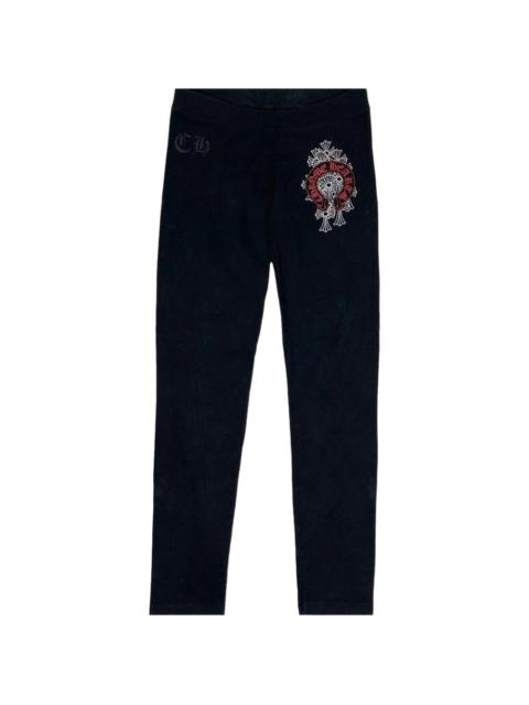 Chrome Hearts crosses scroll track pants