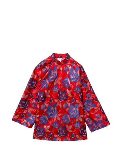 Comme des Garçons Comme des Garçons floral print top