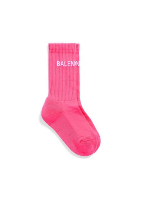 BALENCIAGA Women's Balenciaga Tennis Socks in Bright Pink