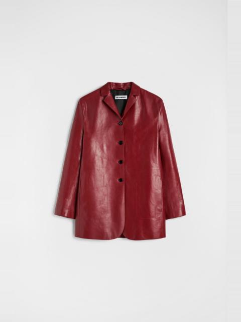 Jil Sander Leather Deconstructed Jacket