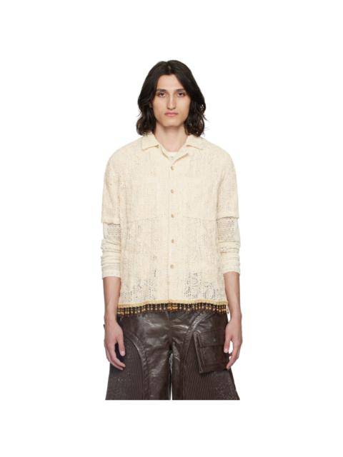 Andersson Bell Off-White Flower Shirt