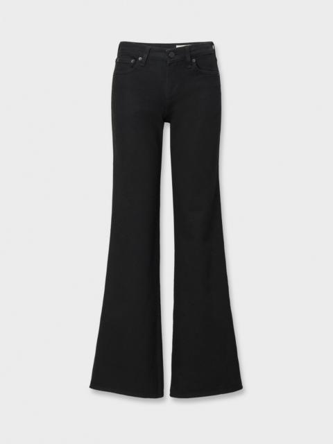 rag & bone Josie Low-Rise Flare Jeans
Lightweight Rigid in Black