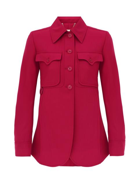 Zimmermann LUNA WOOL POCKET BLAZER