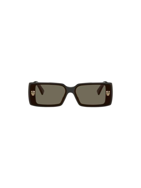 Black 'Panthère de Cartier' Sunglasses