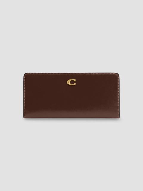 COACH Women's Essential Slim Leather Wallet - Maple