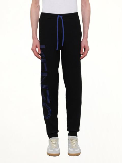 KENZO Knitted Track Pants in Black