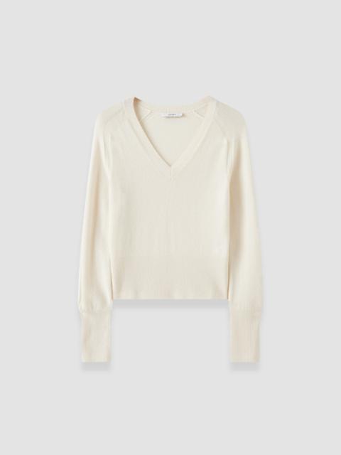 JOSEPH Lucille Light Pure Cashmere V Neck Jumper