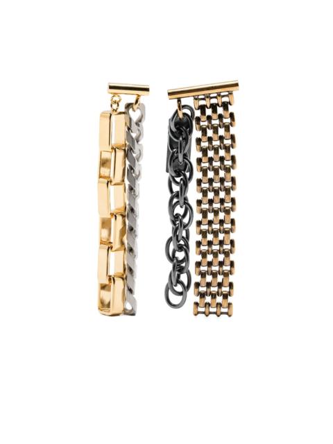MM6 Maison Margiela chain-link dangle earrings