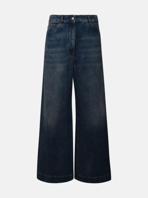 Blue cotton jeans
