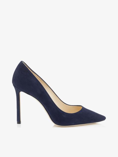 Romy 100
Navy Suede Pointed Pumps