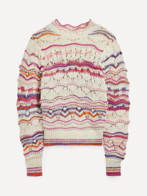 Ambre Rainbow-Stripe Jumper